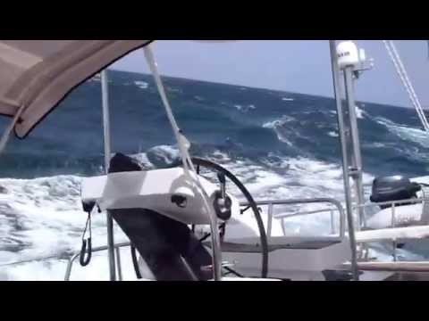 Discovery 57 Sailing from Cadiz to Gibraltar