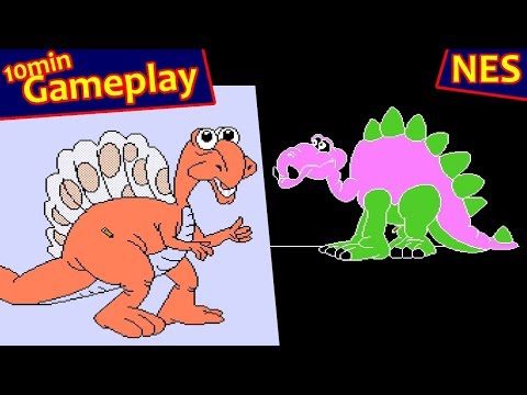 Color a Dinosaur ... (NES) Gameplay