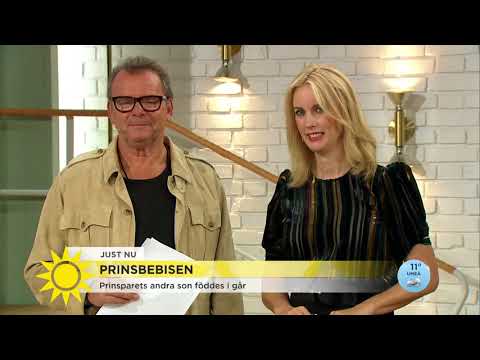 Carl Philip: "Vi har fått en pojke till" - Nyhetsmorgon (TV4)