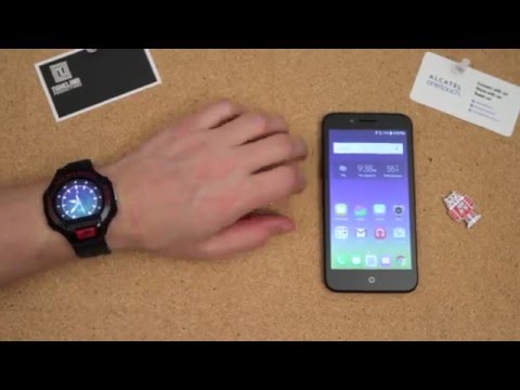 ALCATEL ONETOUCH GO WATCH - How to Pair Using Bluetooth