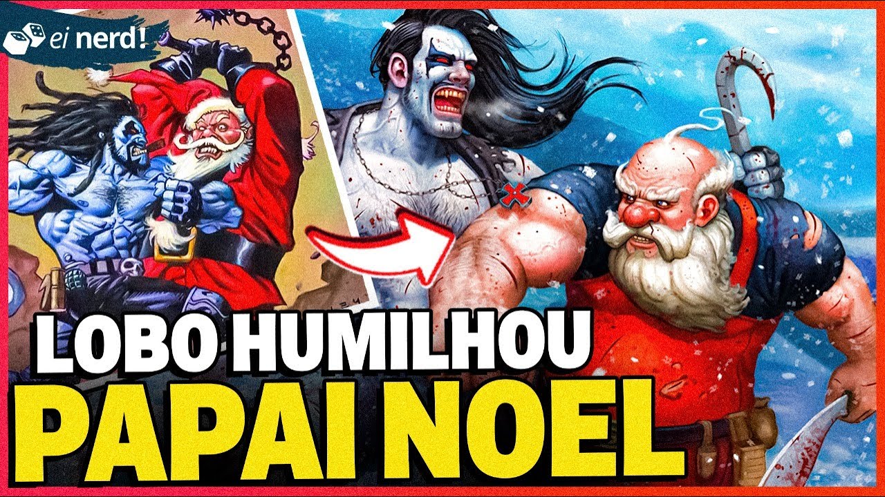 LOBO ARREBENTOU O PAPAI NOEL NA PORRADA: VEJA COMO FOI