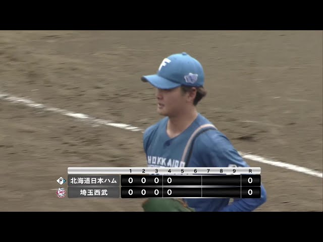 【ファーム】無安打無四球無失点!! ファイターズ・中山晶量 4回をパーフェクトに抑える好投を見せる!! 2025年9月10日 埼玉西武ライオンズ 対 北海道日本ハムファイターズ