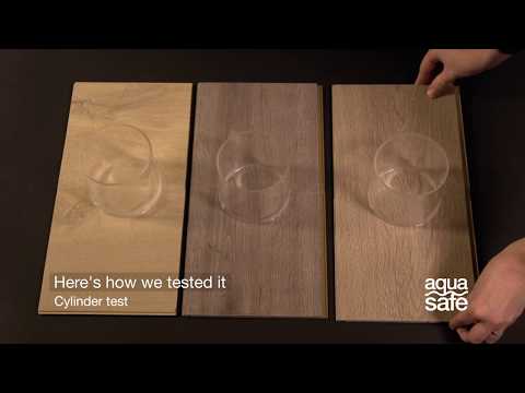 Pergo Laminate AquaSafe technology Test