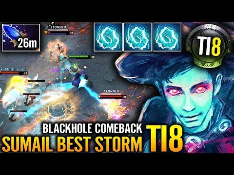 EG vs Mineski #TI8 Game 2 - UNBELIEVABLE COMEBACK! SumaiL Electric Black Hole Dota 2