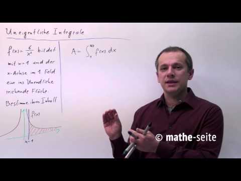 Uneigentliche Integrale berechnen, Beispiel 1 | A.18.05
