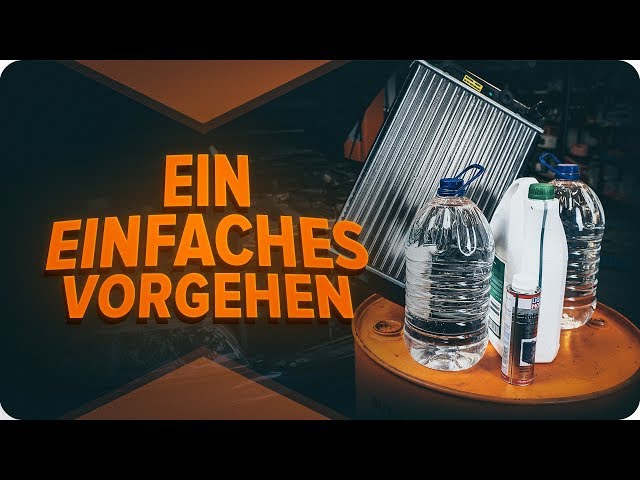 Wie Sie Kühlwasserschlauch beim SEAT EXEO selbstständig austauschen - Videoanleitung