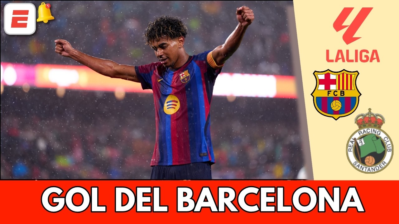 LAMINE YAMAL anota el SÉPTIMO y CIERRA LA FIESTA del BARCLEONA que GOLEA 7-2 al RACING | La Liga