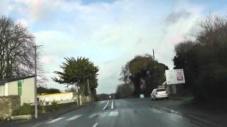 preview picture of video 'Driving Through Mousteru On The D787, Côtes d'Armor, Brittany, France 29th December 2011'