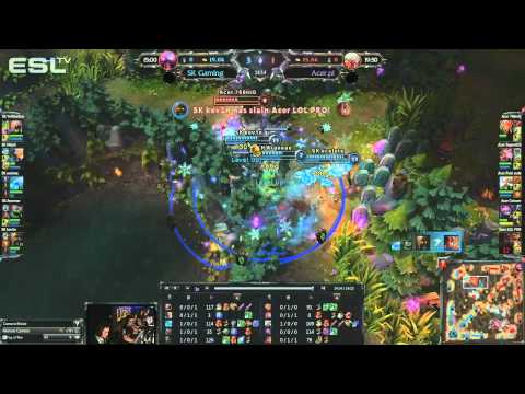 Round 3 Group A : SK vs Acer - LoL ECC: Poland, Warsaw 28-29.07.2012