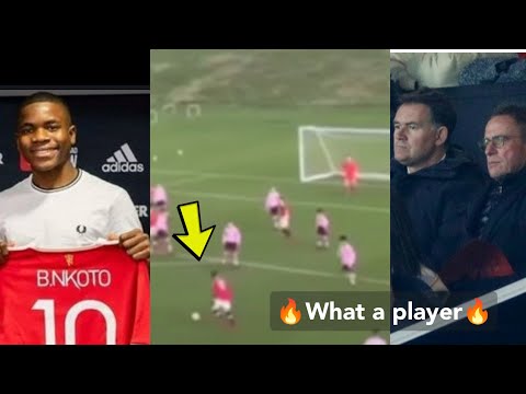 Bassirou Nkoto shocked everyone on his Man United trials 🔥 at Carrington, No Wonder Rangnick,Ten Hag