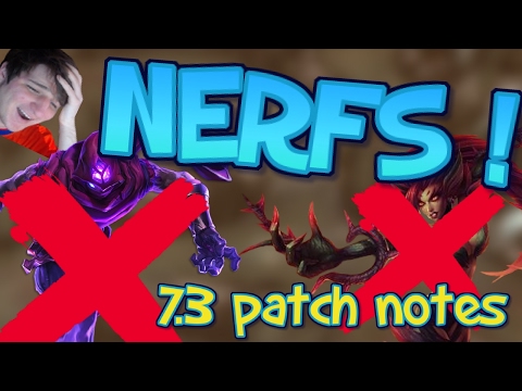 PATCH 7.3 NOTES -- Botlane Rundown.  Malzahar + Zyra NERFED!?