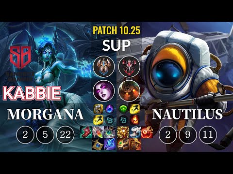 SB Kabbie Morgana vs Nautilus Sup - KR Patch 10.25
