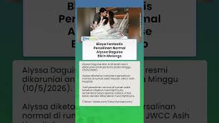 Terungkap Biaya Fantastis Persalinan Normal Alyssa Daguise di RS Mewah JWCC Asih Hospital