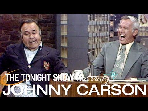 Jonathan Winters Puts His Improv Skills on Display | Carson Tonight Show