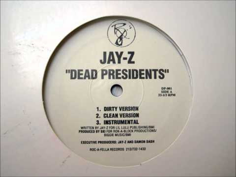 Jay-Z ‎-- Dead Presidents (Instrumental) HQ