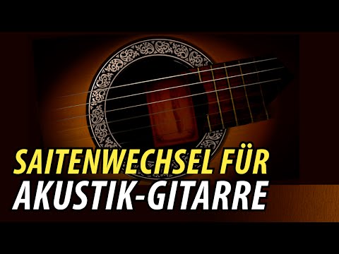 Gitarre Saiten Aufziehen & Wechseln Lehrvideo