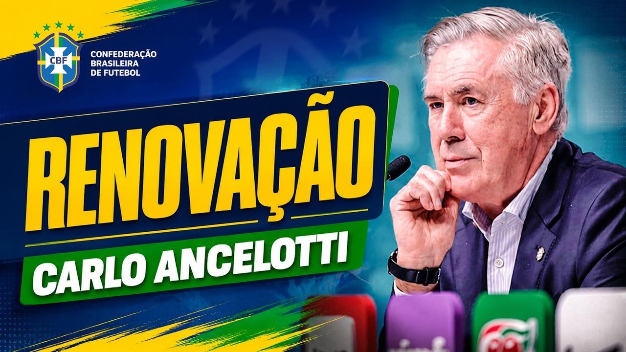 CARLO ANCELOTTI FICA ATÉ 2030