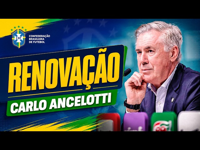 CARLO ANCELOTTI FICA ATÉ 2030