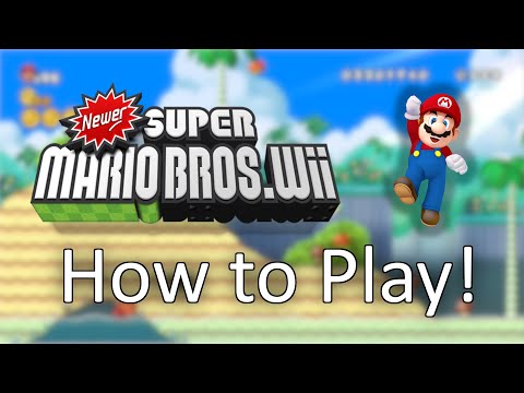 How to Play Newer Super Mario Bros. Wii!