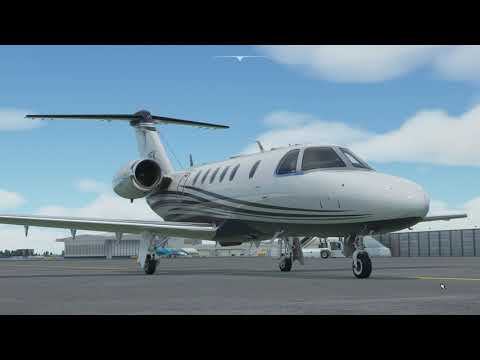 Flying the Working Title CJ4 from London Heathrow to Southampton in Microsoft Flight Simulator