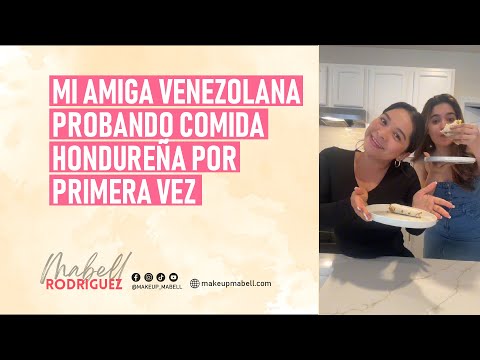 Mi amiga Venezolana probando comida Hondureña por primera vez 🫣🥹😍