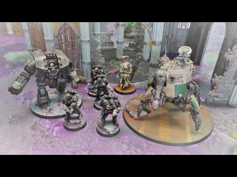 Warhammer 40k - Battlereport 489 - Iron Hands  vs. Adeptus Mechanicus (DE)