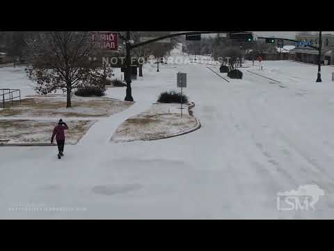 2022-02-03 Dallas, Texas - Freezing Rain Sleet and Snow