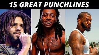 15 GREAT PUNCHLINES In Rap Songs