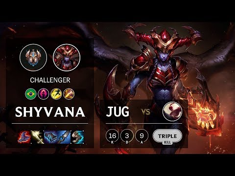 Shyvana Jungle vs Lee Sin - BR Challenger Patch 10.12