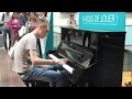 Passenger Impressively Plays Piano At Train Terminal In Paris HD 60fps