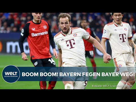 CHAMPIONS LEAGUE: Bayern dominieren! Souveräner Sieg im Achtelfinal-Rückspiel gegen Leverkusen