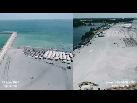 dji mini2se/ Plaja Jupiter/ 21iulie2024