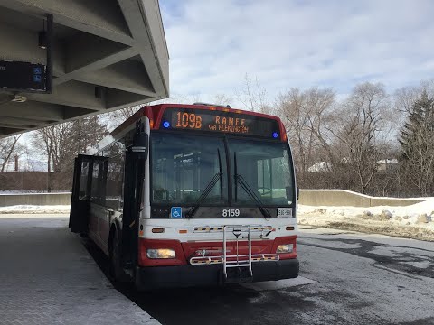 TTC Ride video on 8104 on route 109 Ranee to Yorkdale Station via Flemington Road