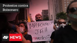 Cidades registram protestos pedindo o impeachment do presidente Jair Bolsonaro