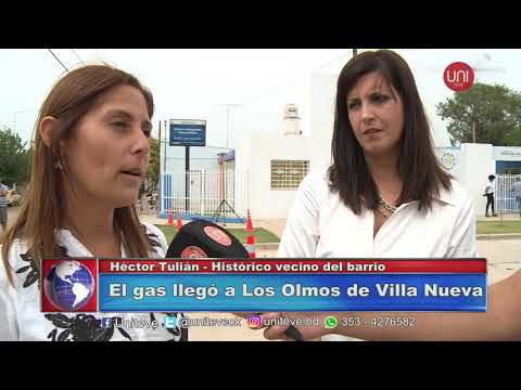 Obra de gas en Los Omos de Villa Nueva