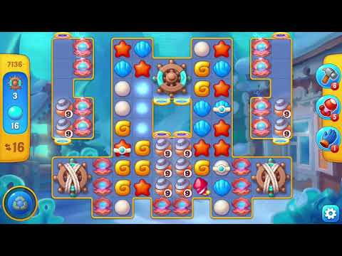 [FISHDOM Walkthrough] Level 7136 Hard