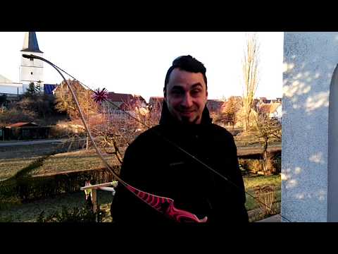 Pretty in Pink... SCHUSSTEST - Jackalope Archery  Rose QUARTZ  by Bodnik Bows - Jagd Recurvebogen!!