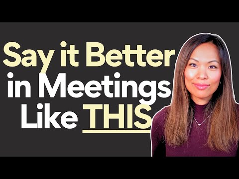 開會自信發言的 3 大溝通術！ (3 Communication Strategies to Speak Confidently in Meetings)