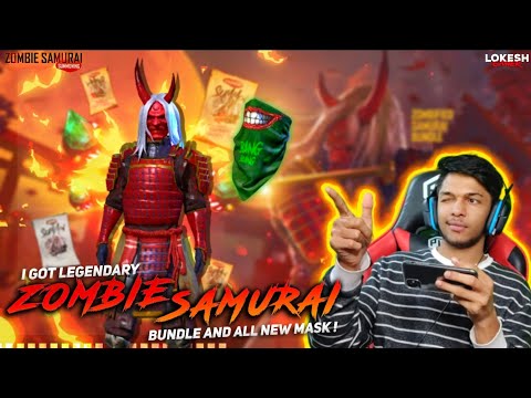 New Zombie Samural Event I Zombified Samurai Mask & Redlip Bandana Mask At Garena Free Fire 2020