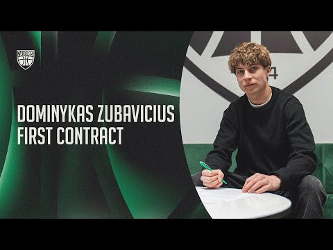 FK „Kauno Žalgiris“ pasirašė profesionalų kontraktą su 16-mečiu klaipėdiečiu D.Zubavičiumi