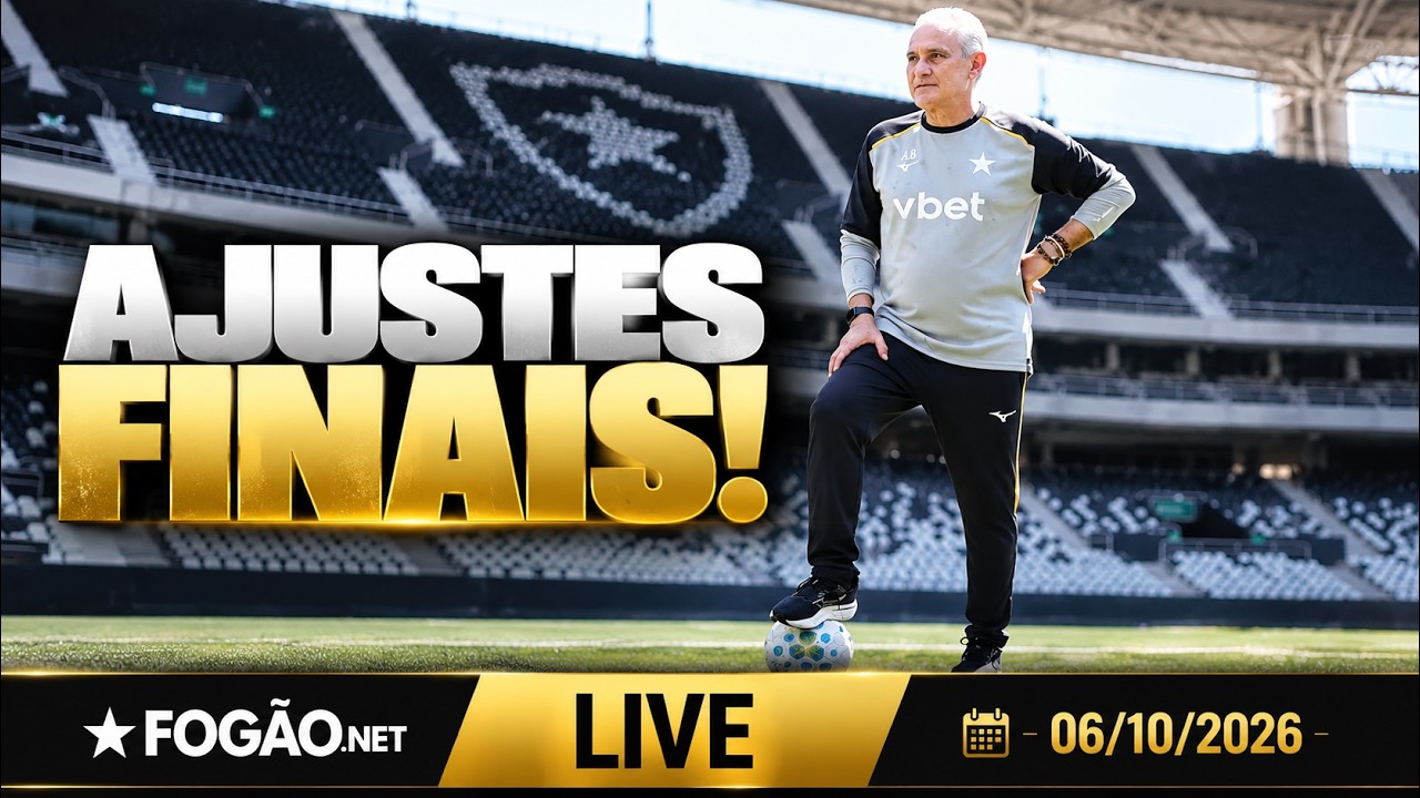 LIVE | Tite faz últimos ajustes para clássico; Botafogo treina hoje com elenco completo