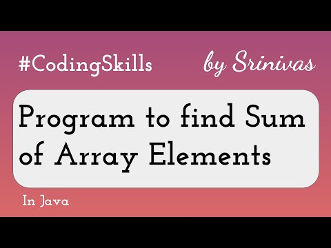 Sum Of Array Elements Java Program Javaprogramming Codingguru Youtubeshorts