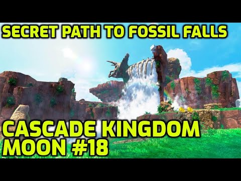 Super Mario Odyssey - Cascade Kingdom Moon #18 - Secret Path to Fossil Falls