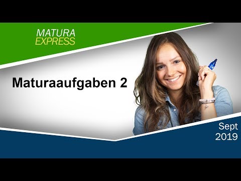 Maturaaufgaben 3 - Zentralmatura Mathematik Mai 2019 #33
