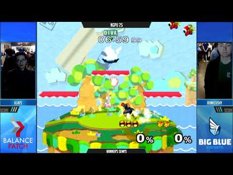NGPU 25 SSBM - Klaps (C. Falcon) vs. BonkCushy (Pikachu) - Melee WSF