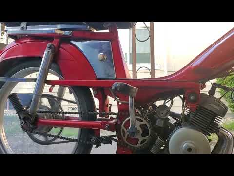 Motobecane Mobylette 50V first start!