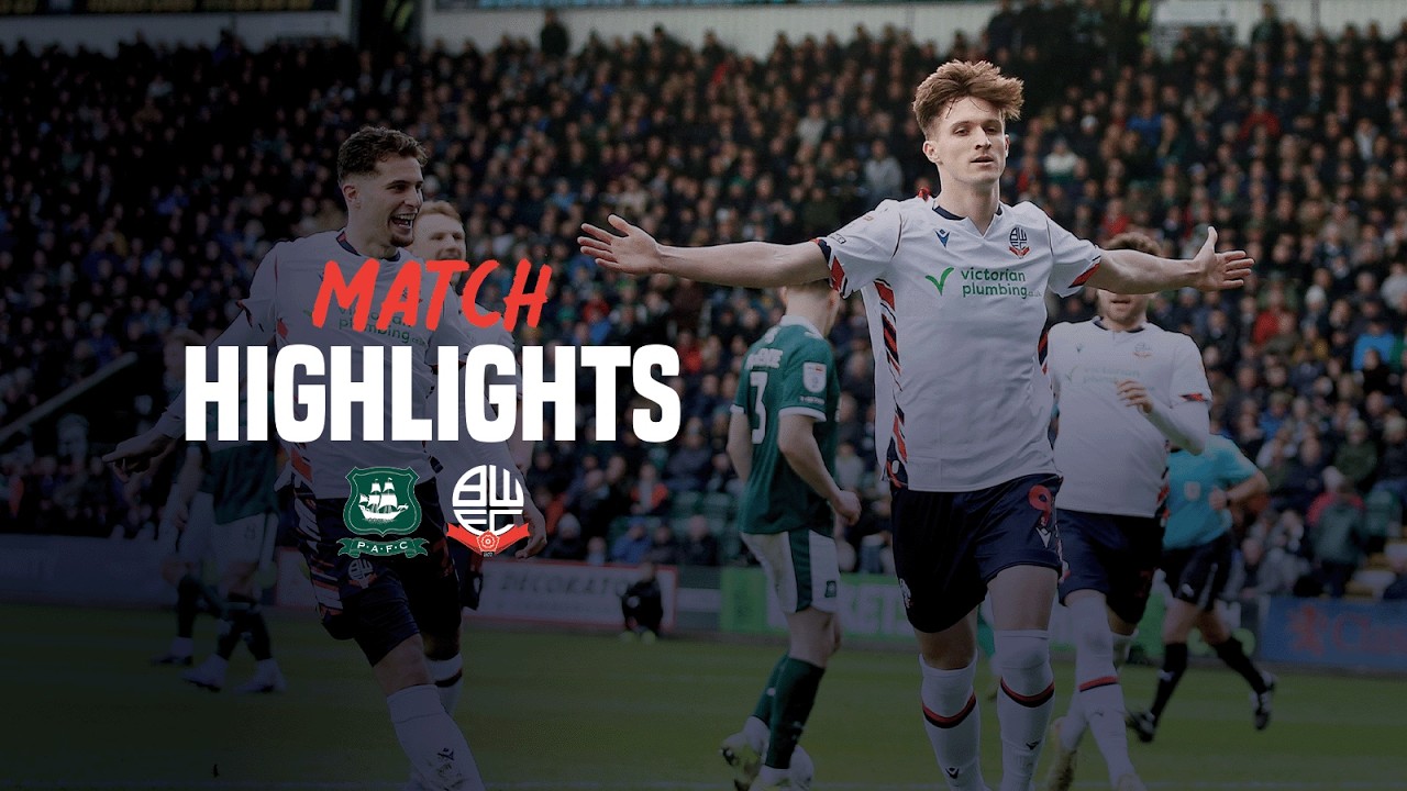Plymouth Argyle vs Bolton Wanderers Highlights