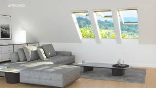 preSelect MAX felnyíló-billenő tetőtéri ablakok