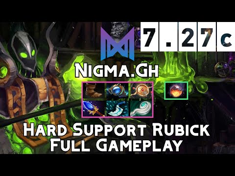 Rubick | Nigma.Gh | Hard Support Rubick Full Gameplay | 7.27c Full Gameplay