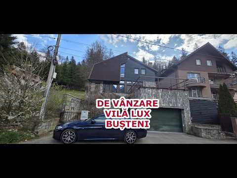 Vilă de lux de vânzare în Bușteni | Priveliște spectaculoasă către Masivul Bucegi — Video